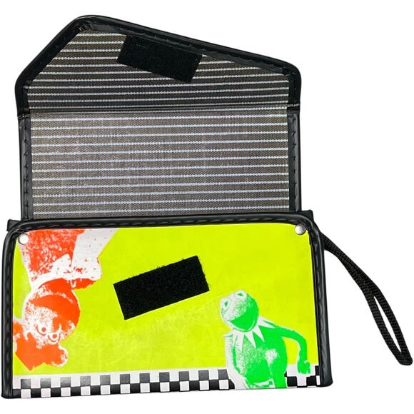 1989 Henson Associates Muppets Kermit Animal Envelope Box Clutch Purse - Picture 12 of 12